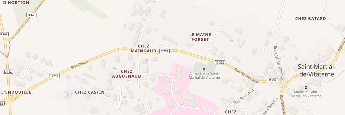 Plan du 3B Rue Maine Forget à Saint-Martial-de-Vitaterne