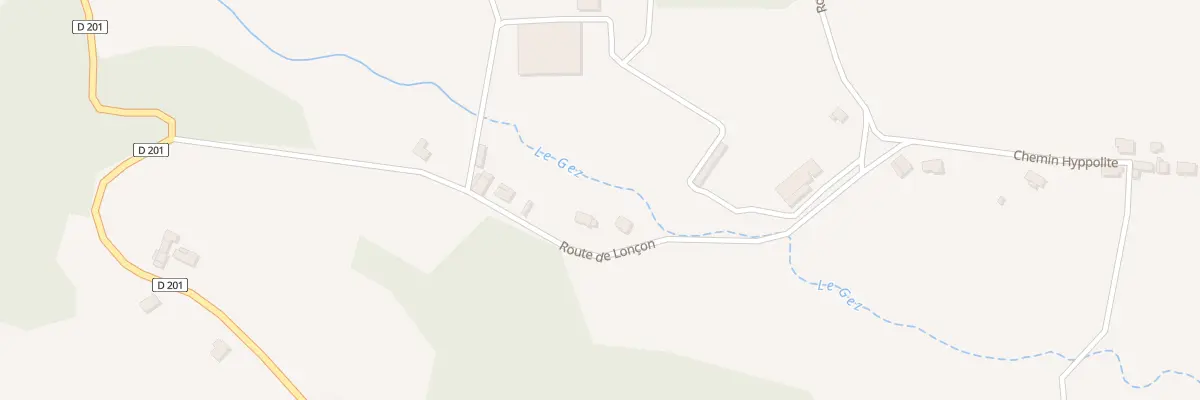 Plan du 9 Rte de Lonçon à Momas