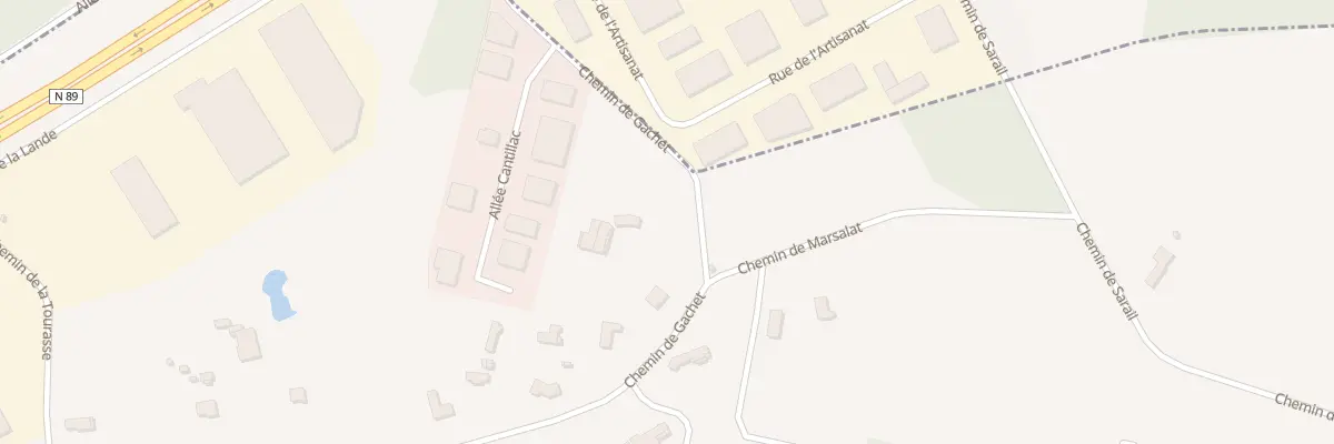 Plan du 2 Lot le Jardin de Gachet à Pompignac