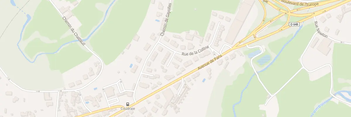 Plan du 6 Rue de la Colline à Niort