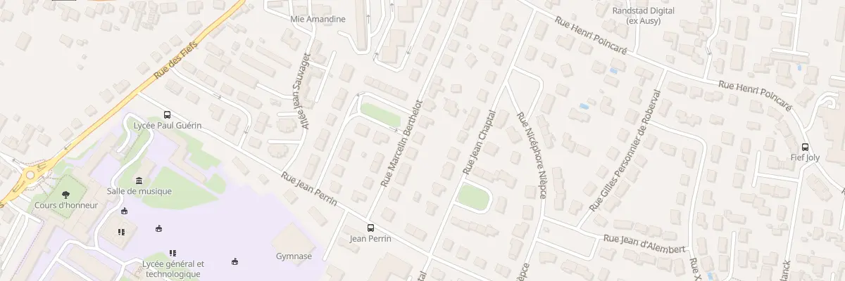 Plan du 21 Rue Marcelin Berthelot à Niort