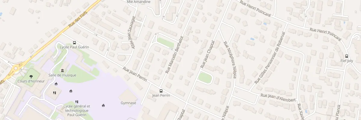 Plan du 23 Rue Marcelin Berthelot à Niort