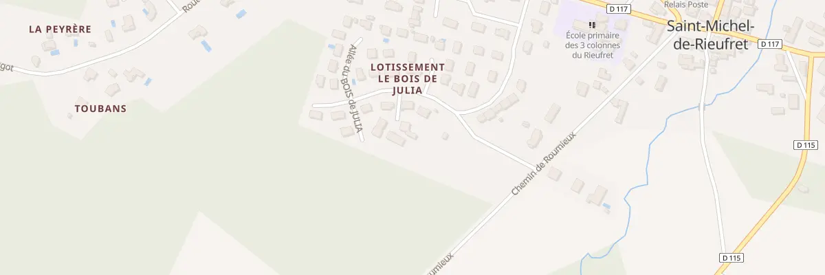 Plan du 32 Lot Le Bois de Julia à Saint-Michel-de-Rieufret