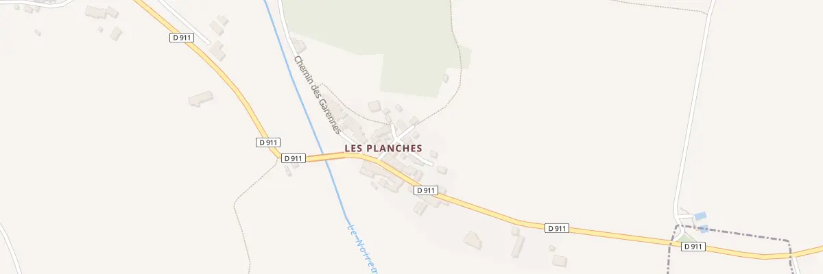Plan du 36 Les Planches à Cahan
