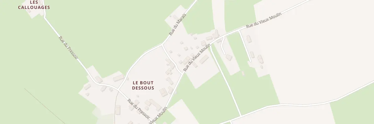 Plan du 1086 Rue du Vieux Moulin à Cossesseville