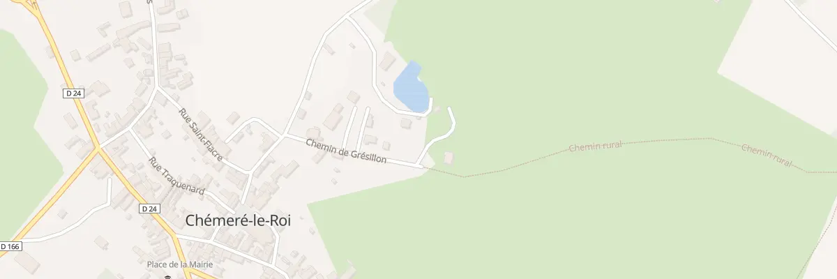 Plan du 5 Che de Gresillon à Chémeré-le-Roi