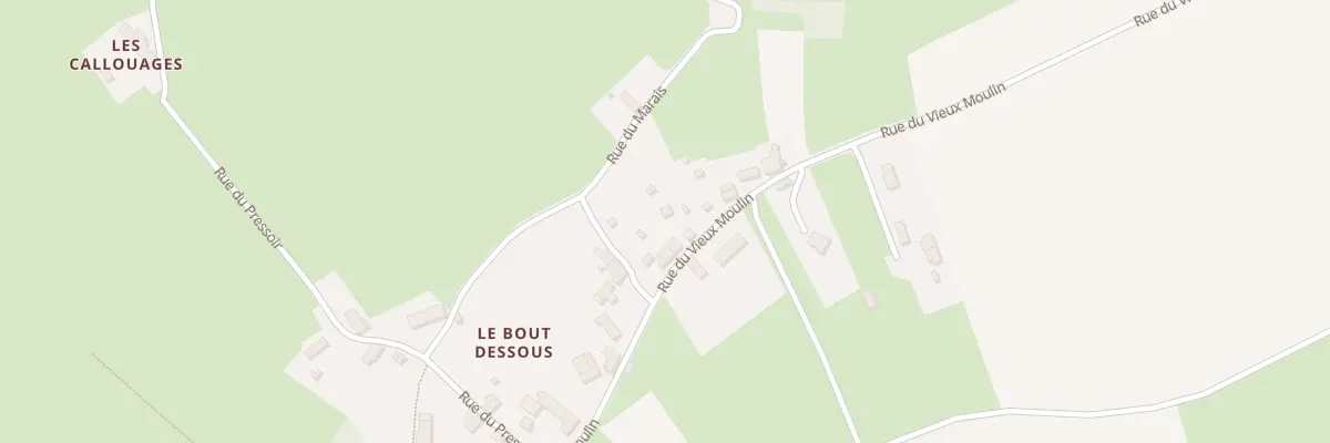 Plan du 5041 Le Bout Dessous à Cossesseville