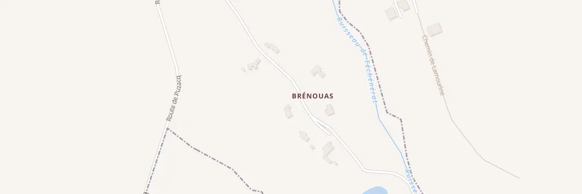 Plan du 5001F Che du Brenouas à Montgaillard