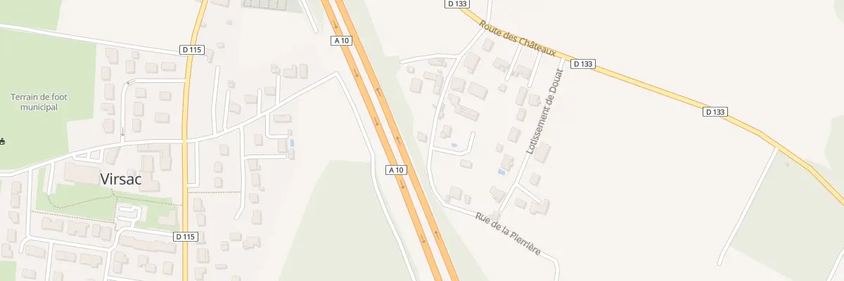 Plan du 98 Douat-Ouest à Virsac
