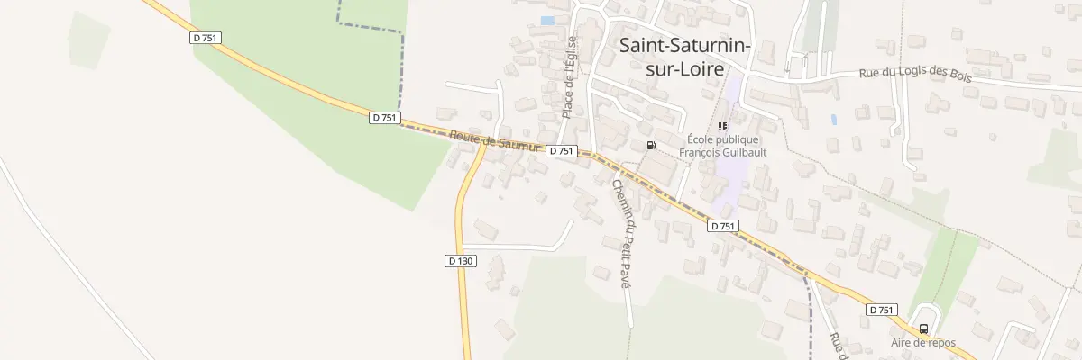 Plan du 4 Rte de Saumur aux Garennes sur Loire