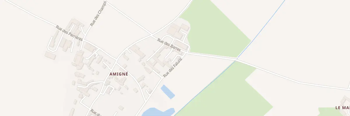 Plan du 2 Rue des Faluns à Lys-Haut-Layon