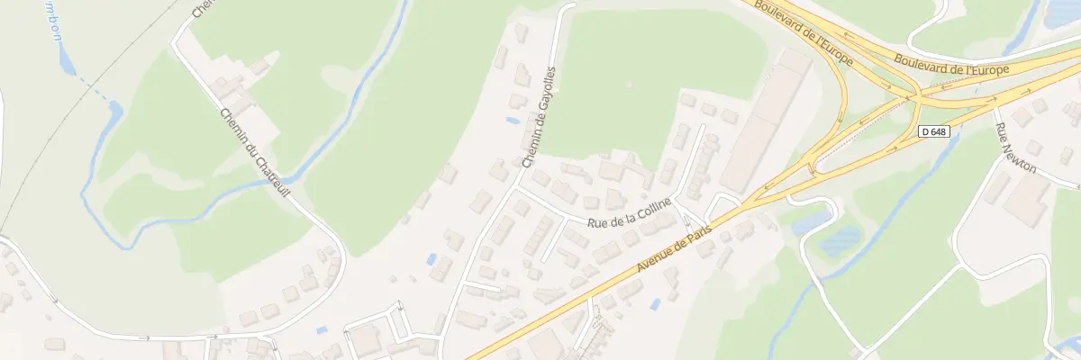 Plan du 1 Rue de la Colline à Niort