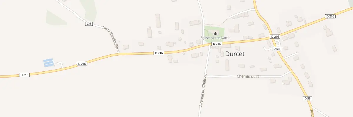 Plan du 2 Rue des Pommiers à Durcet