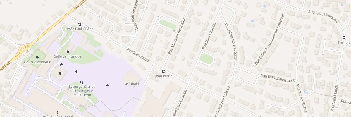 Plan du 29 Rue Marcelin Berthelot à Niort