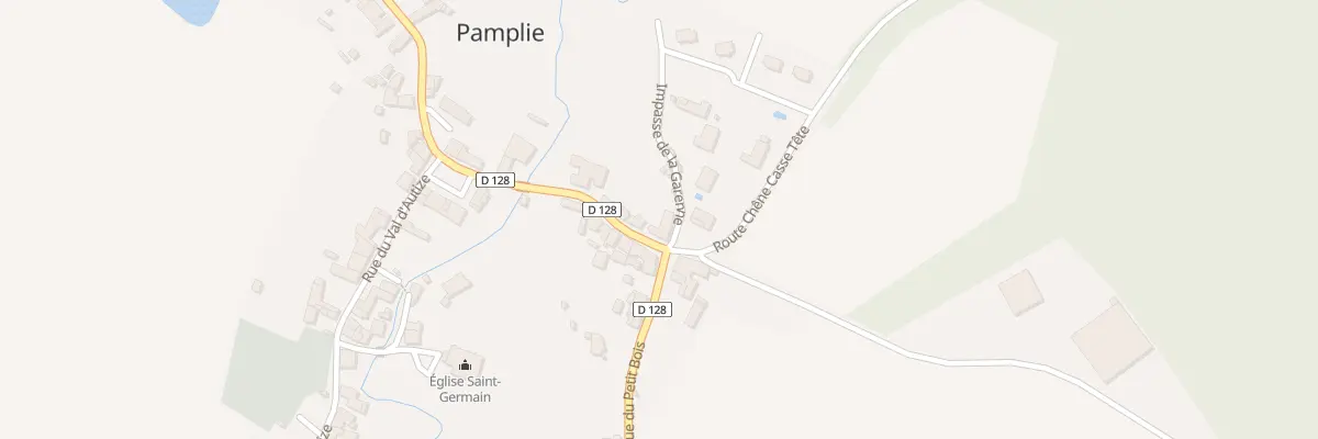Plan du 2 Rue de la Miochette à Pamplie