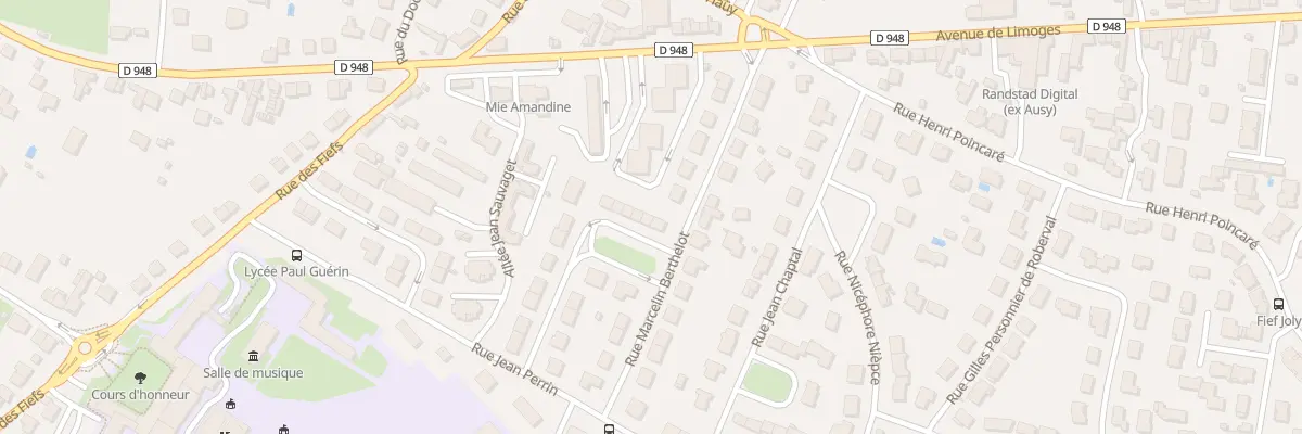 Plan du 10 Sq Claude Louis Berthollet à Niort