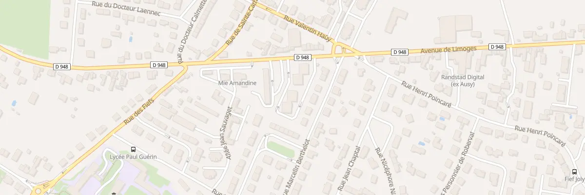 Plan du 310 Av de Limoges à Niort