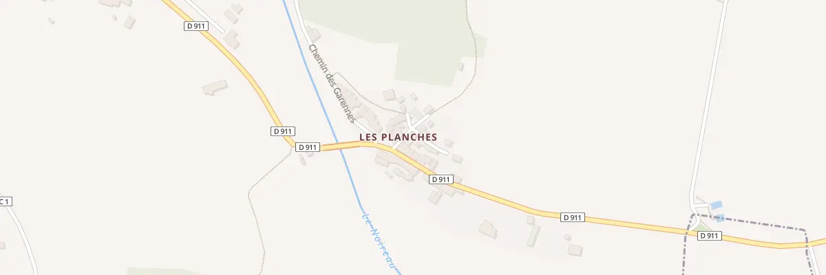 Plan du 40 Les Planches à Cahan