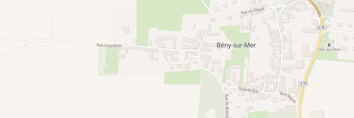 Plan du 2 Imp Bonne Entente à Bény-sur-Mer