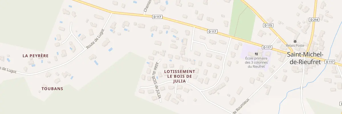 Plan du 20 Lot Le Bois de Julia à Saint-Michel-de-Rieufret