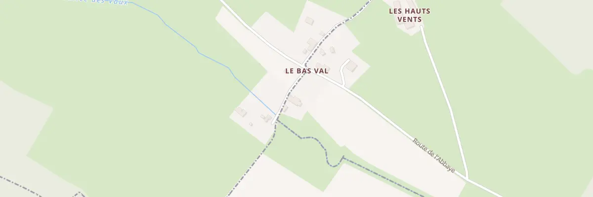 Plan du 805 Rte de l’Abbaye à Donnay