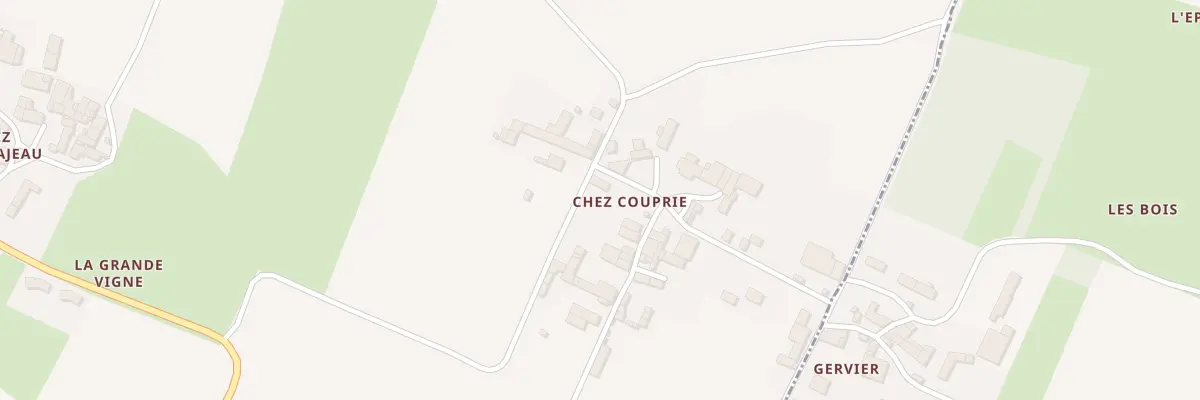 Plan du 1 Che des Chênes à Bercloux