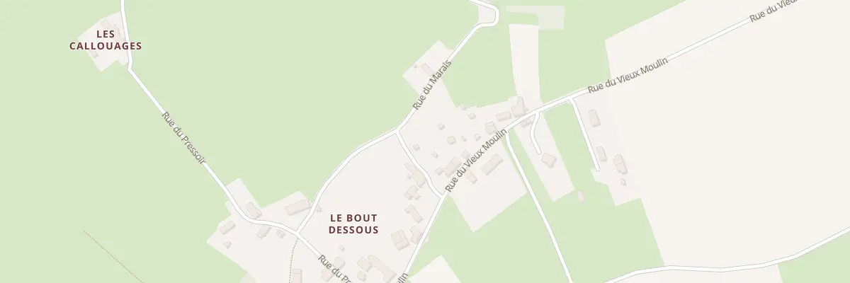 Plan du 5086 Le Bout Dessous à Cossesseville