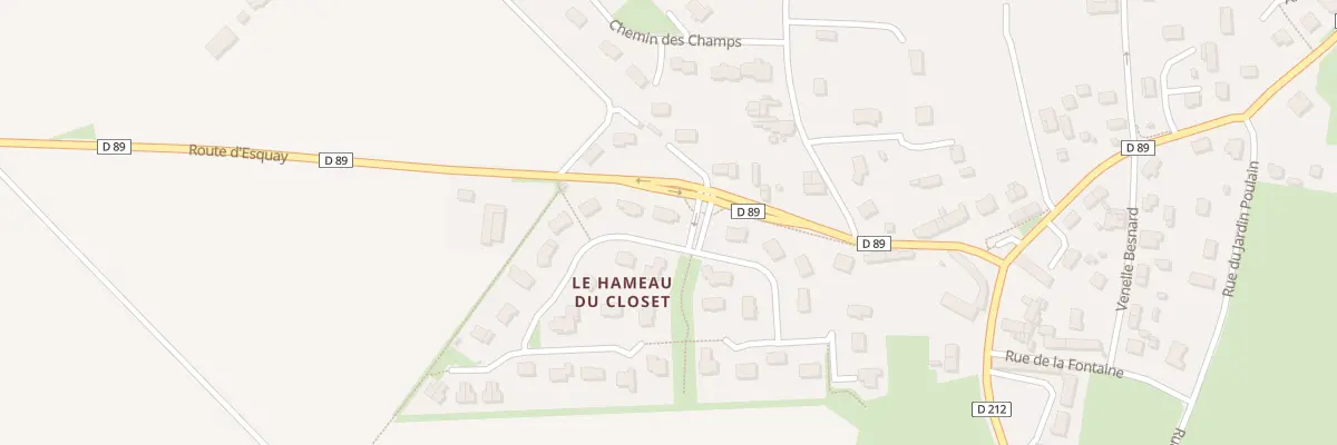 Plan du 2 All des Aqueducs à Vieux
