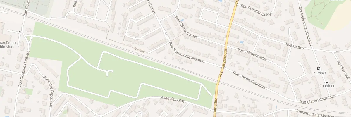 Plan du 22 Av Normandie Niémen à Niort