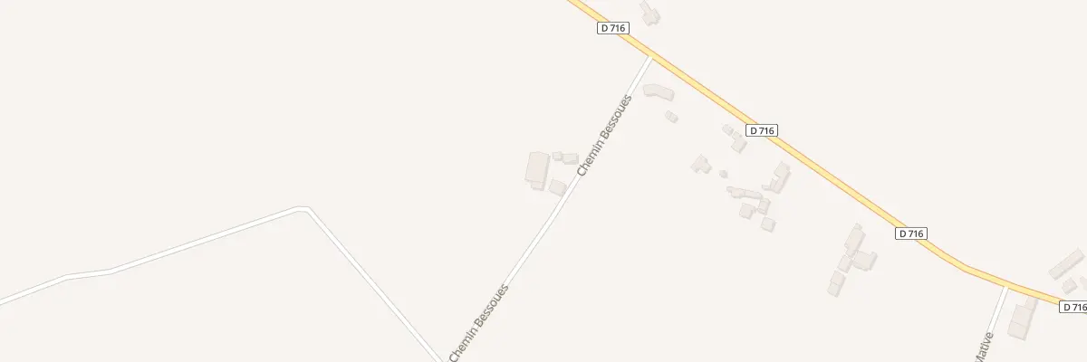 Plan du 130 Che de Bessoues à Uzein