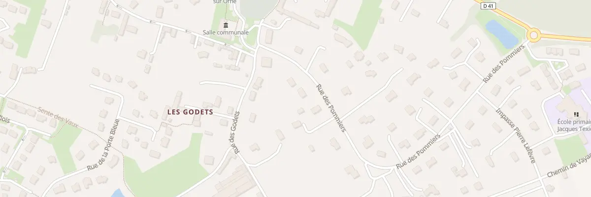 Plan du 4 Rue des Pommiers à Amayé-sur-Orne