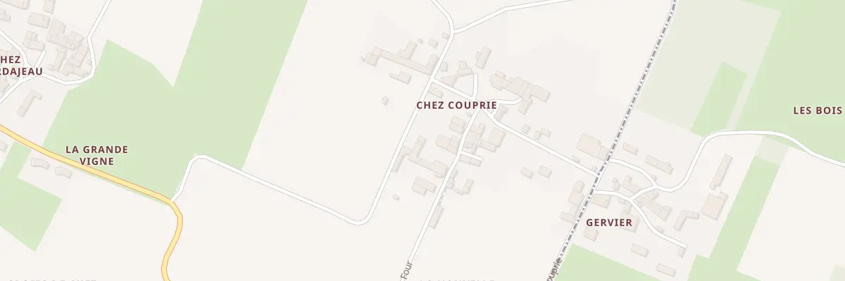 Plan du 10 Che du Four à Bercloux