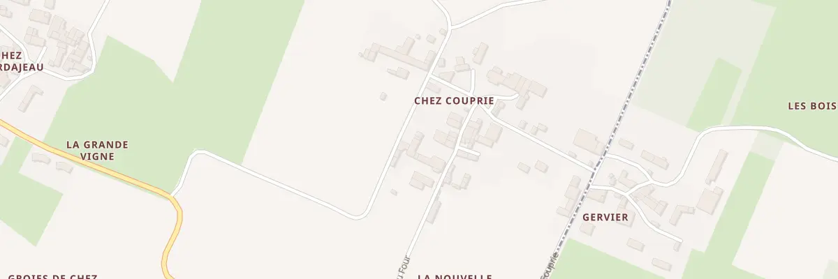 Plan du 8 Che du Four à Bercloux