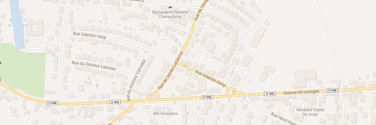 Plan du 43 Rue Valentin Haüy à Niort