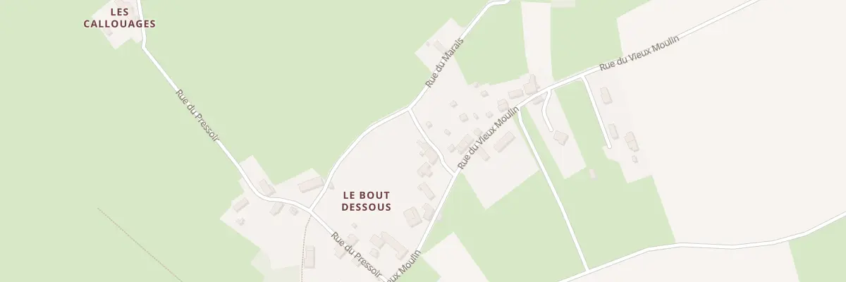 Plan du 5044 Le Bout Dessous à Cossesseville