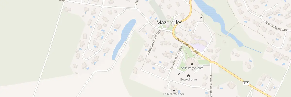 Plan du 2 Imp du Marsan à Mazerolles