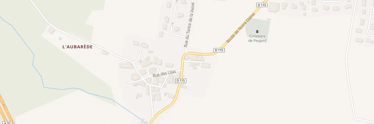 Plan du 5025 Le Bourg à Peujard