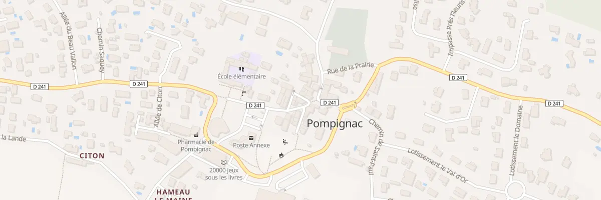 Plan du 5 Av de la Mairie à Pompignac