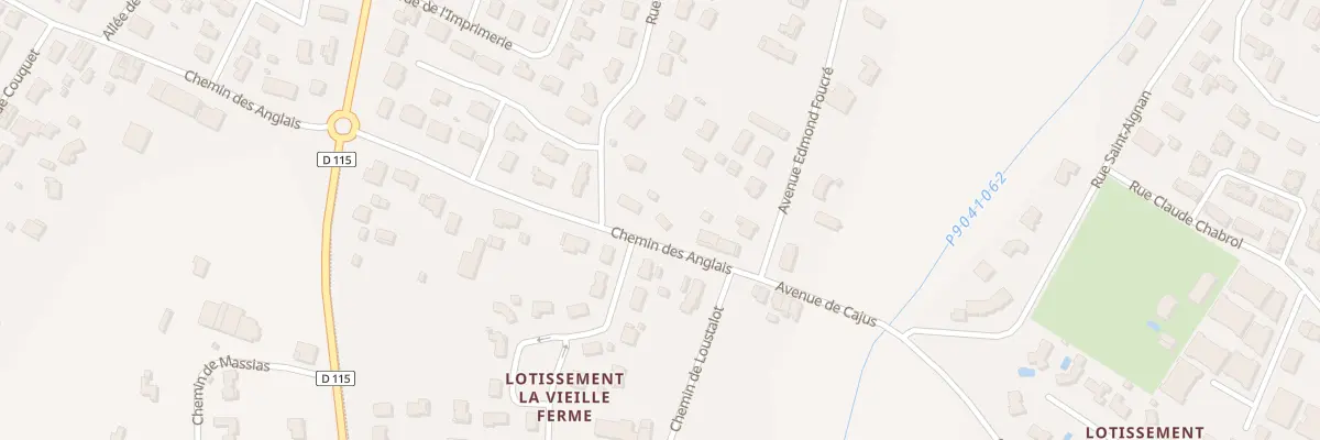 Plan du 11 Che des Anglais à Saint-Loubès