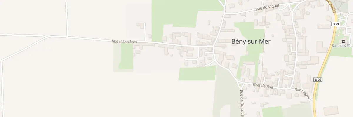 Plan du 7 Rue d’Asnières à Bény-sur-Mer