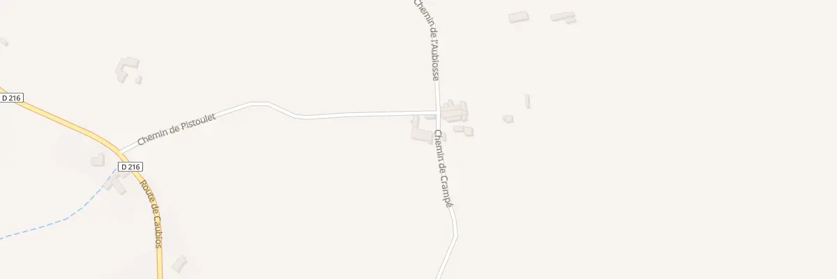 Plan du 2 Che de Pistoulet à Momas