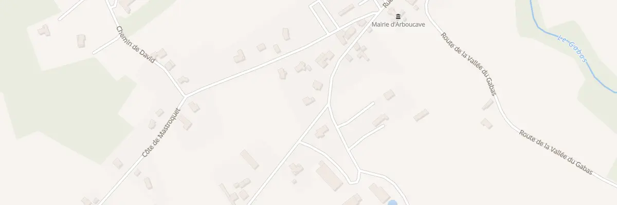 Plan du 40 Côte du Peyré à Arboucave