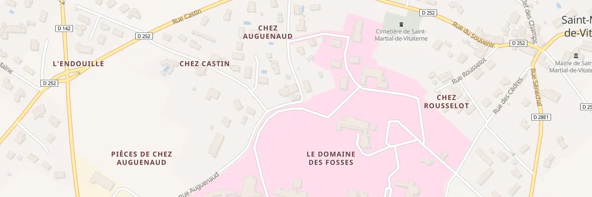 Plan du 12 Rue Auguenaud à Saint-Martial-de-Vitaterne