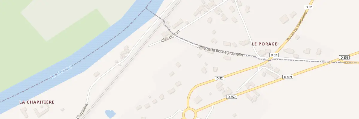 Plan du 2 All de la Roche Jacquelin à Étriché