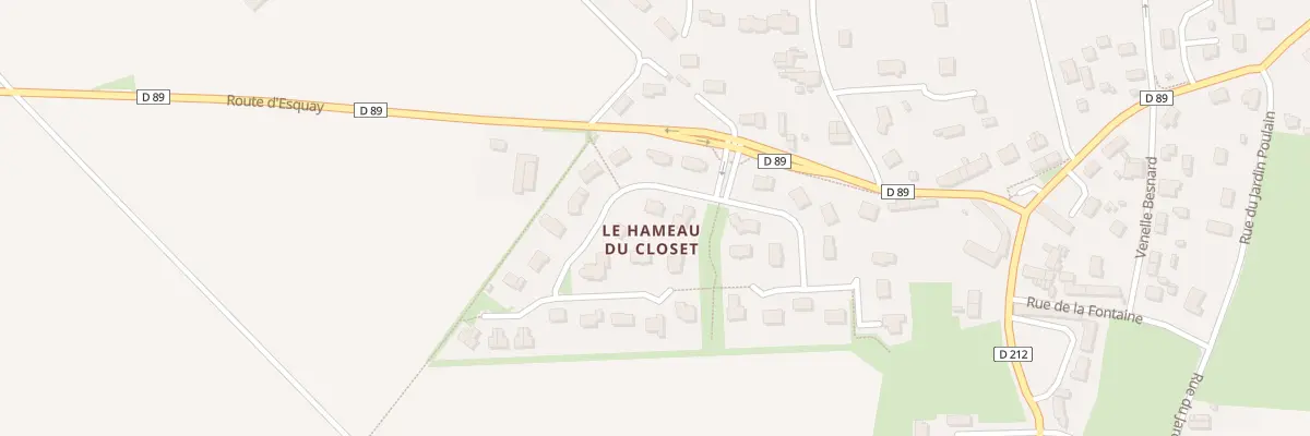 Plan du 3 All des Aqueducs à Vieux