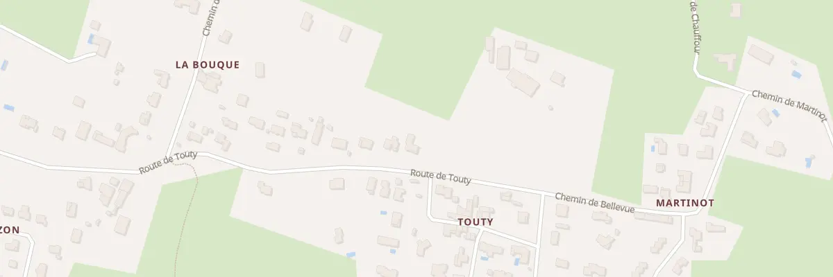 Plan du 1 Rte de Touty à Pompignac