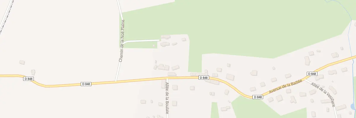 Plan du 84 Av de la Baillée à Bagnoles de l’Orne Normandie