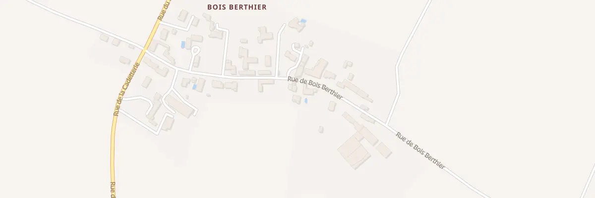Plan du 270 Rue de Bois Berthier à Échiré