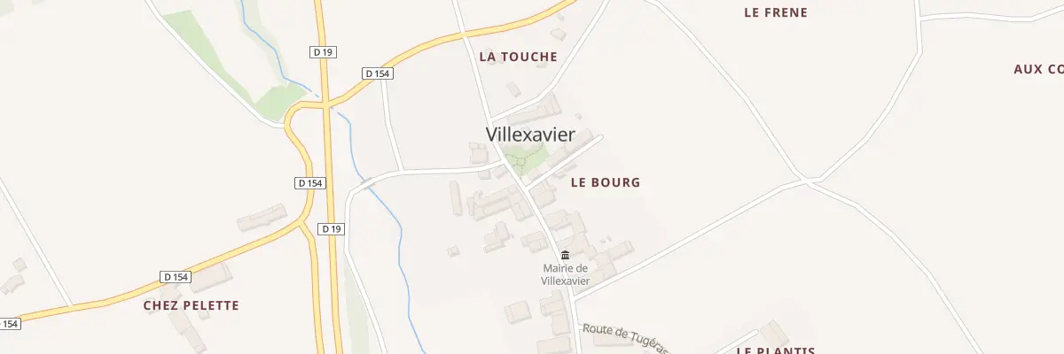 Plan du 5006 Le Bourg à Villexavier
