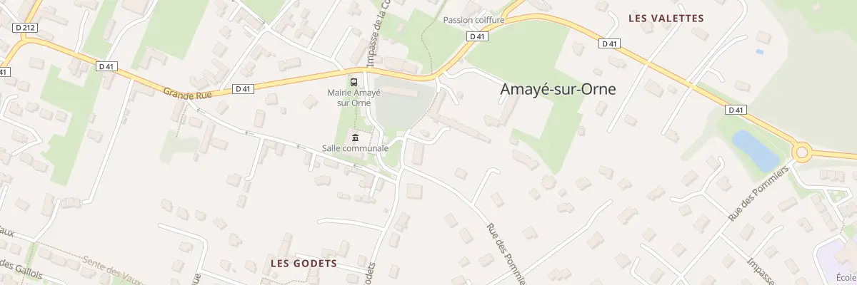 Plan du 5011 Rue des Godets à Amayé-sur-Orne
